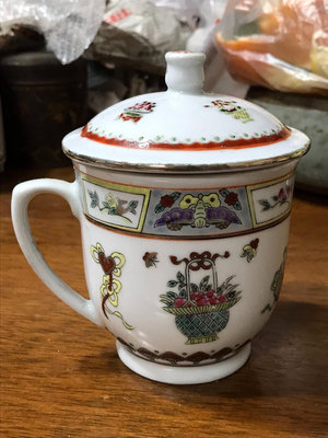 【二手】567粉彩茶杯 瓷器 茶具 古玩【民國古玩】-192