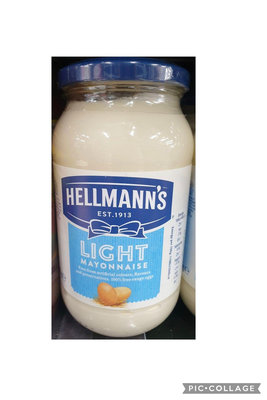 一次買2瓶 單瓶249 英國 Hellmann's 美乃滋(light) 400g 最新到期日2024/8 light mayonnaise 單價
