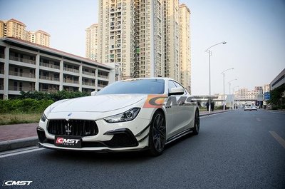 【耀天國際】Maserati Ghibli SQ4 CMST 抽真空碳纖維卡夢套件