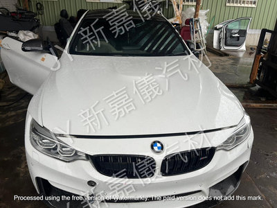 【新嘉儀汽材】BMW 寶馬 M4雙門跑車 全車零件拆賣 殺肉車 零件車 前保桿 葉子板 車門 引擎蓋 大燈 ABS 玻璃