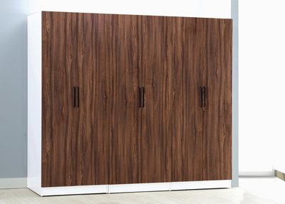 【生活家傢俱】HJS-452-1：系統7.3尺衣櫃組-北美胡桃【台中家具】開門式衣櫥 低甲醛E1系統板 系統家具
