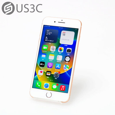 【US3C-桃園春日店】【一元起標】公司貨 Apple iPhone 8 Plus 256G 金色 5.5吋 1200萬畫素 A11仿生晶片  航太等級鋁金屬邊