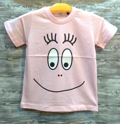 泡泡先生 親子裝 台灣製造 棉100% 粉色 T恤 情侶裝 團體服