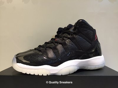 現貨- Nike Air Jordan 11 Retro 72-10 黑紅大魔王GS 女段378038 002