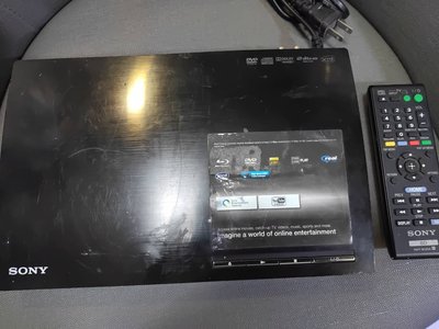 SONY BDP-S190 高階藍光DVD播放機 二手良品 DVD USB讀取 播放 遙控 都正常