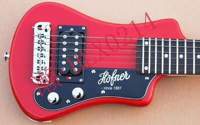 限時下殺-最新款旅行電吉他德國 hofner 電吉他三色可選 旅行便攜電吉他 錶演吉他