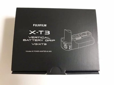 免運 全新 FUJIFILM 富士 VG-XT3  增能直拍 原廠電池手把 X-T3 相機專用