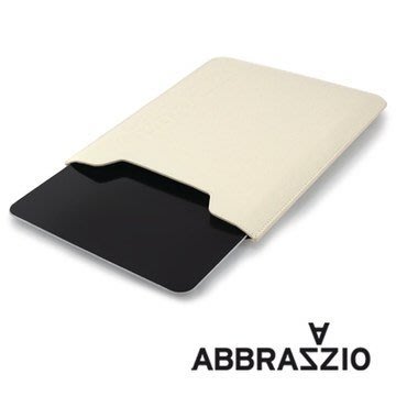 @電子街3C 特賣會@全新 ABBRAZZIO 真皮iPad保護套 清新白 ( 2102040 )
