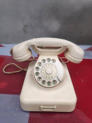德國W48 經典 膠木轉盤 撥盤 脈沖電話機 座機電話 老電
