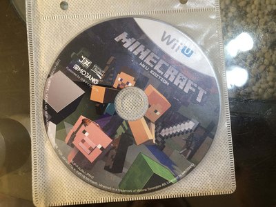 土城可面交超便宜任天堂 Wii U- 日文版原版光碟~ 當個創世神 我的世界 日版麥塊 MINECRAFT 保證正版