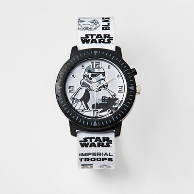 預購 美國帶回 Disney Star Wars Stormtrooper 星際大戰 帝國風暴兵 童手錶 指針表 生日禮