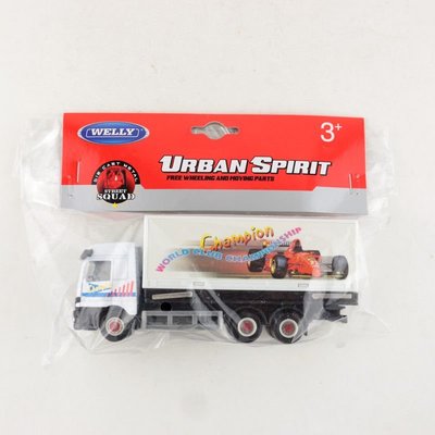 威利合金汽車兒童玩具模型Ｂenz工程運輸車F1貨櫃卡車