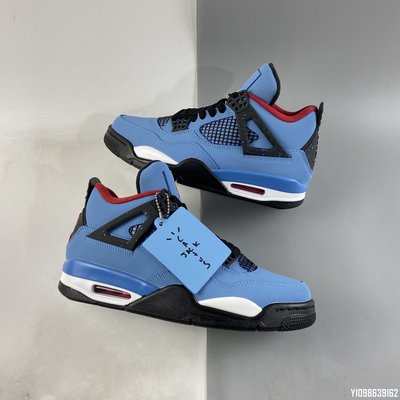 Air Jordan 4 湖水藍 經典 氣墊 耐磨 運動 籃球鞋308497-406 36-46 男女鞋