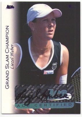 網球 2012 ACE Grand Slam 大滿貫 冠軍 已退休球星 Liezel Huber 限量50張紫版簽名卡 ~~