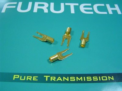 FURUTECH PCOCC單結晶銅 鍍金 小Y插 特價 McIntosh螺絲鎖式喇叭座可用