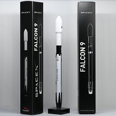 【名將】SpaceX獵鷹九號火箭模型Block5火箭模型，Starlink航天模型踉踉蹌蹌