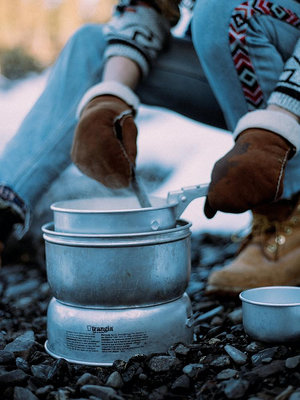 瑞典Trangia暴風爐合金鋁酒精燃氣風暴爐套鍋裝戶外野炊野營爐具-萬物起源