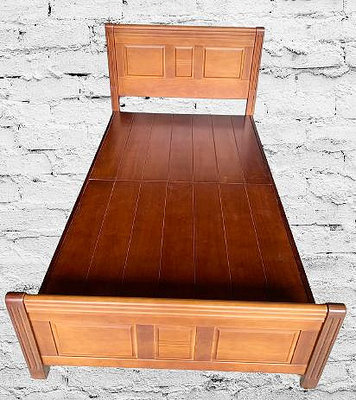 鑫高雄駿喨二手貨家具(全台買賣)----3.5尺 全實木 單人床  單人床架  組合床  床組 床架