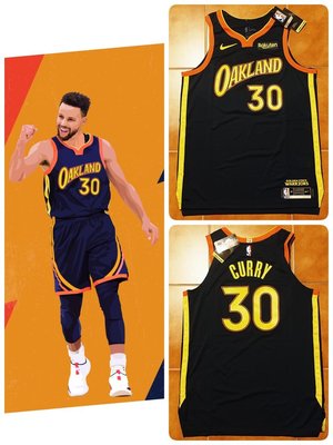 (完售) Stephen Curry NBA Nike 勇士隊城市球衣 含贊助標 球員版 AU City 咖哩