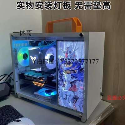 機殼 SGPC傻瓜超人K88青春版白色A4小機殼MATX迷你水冷大電源直插C2P