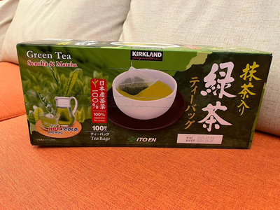 kirkland日本伊藤園綠茶/抹茶(立體茶包) 1.5gx100包     409元--可超商取貨付款