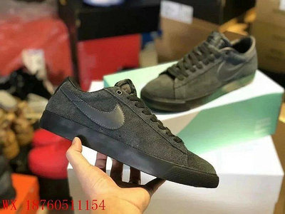 【聰哥運動館】耐克 Nike Blazer Sb 開拓者板鞋 碳黑黑武士男鞋