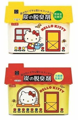 （現貨）特價！日本 小久保xHello kitty竹炭脫臭劑 小久保竹炭脫臭劑 Hello kitty竹炭脫臭劑 竹炭脫臭劑 冷藏室脫臭劑 蔬菜室脫臭劑 卡漫