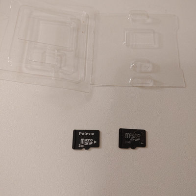 二手POTEVIO 2GB 記憶卡 2G記憶卡+1GB記憶卡 1G記憶卡 共3G 3GB記憶卡 刷機卡microSD TF 行車紀錄器 攝影機 監視器手機記憶卡