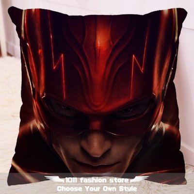 DC 正義聯盟 閃電俠 THE FLASH 方形抱枕 枕頭 抱枕 毛絨玩偶 娃娃 蝙蝠俠 超少女 女超人 TF-04