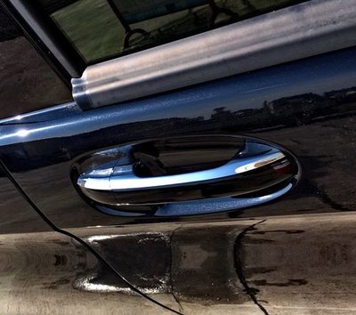 圓夢工廠 Benz 賓士 Metris 2015 16 17 18 19 改裝鍍鉻銀 車門把手飾蓋 三門 -高品質不刮手