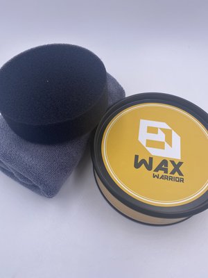 亮晶晶小舖-(新款) WAX WARRIOR 武士蠟 300G 棕梠蠟 可上塑件 消光車可用 汽機車打蠟 美容蠟 汽車蠟
