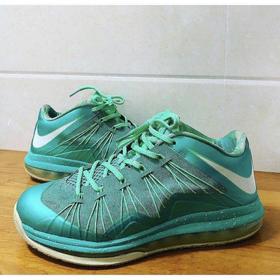 Nike LeBron 10 Low Easter 青色 氣墊 步 現貨 579765 運動慢跑鞋【ADIDAS x NIKE】