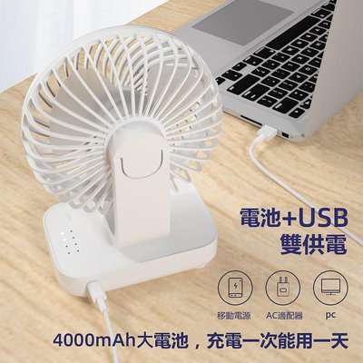 電風扇【低噪音．四段風力】  桌上型風扇 USB風扇 桌面風扇 小風扇 立扇 涼風扇 辦公桌 書桌小風扇