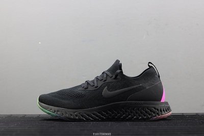 Nike Epic React Flyknit 黑色 百搭 編織 休閒運動慢跑鞋 AR3772-001 男鞋