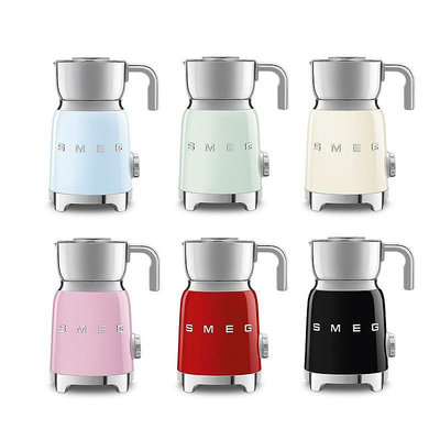 咖啡機【自營】斯麥格SMEG MFF01/MFF11冷熱奶泡機咖啡打奶器牛奶加熱