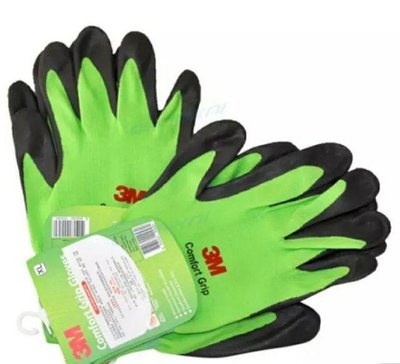 3M 亮彩舒適型 韓國製 止滑手套 耐磨手套 防滑手套 3M手套 透氣 防滑 工作手套-(S-M-L-XL)