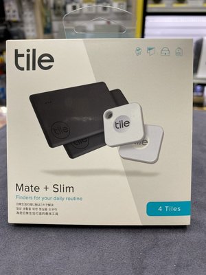 Tile 防丟小幫手  商務入門組 Slim(2個) + Mate3.0(2個) - 四入組