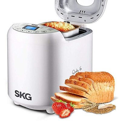 美國 SKG-3920 全自動智能 烤麵包機,2磅,可視窗口,19種菜單:果醬機 攪拌機 酸奶機 米酒機 揉麵烘烤 保溫