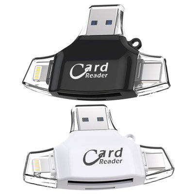 【揪好買＊讀卡機】全新 IS-OT2 多功能五合一讀卡機TF+Lightning+Type-C+MicroUSB+USB