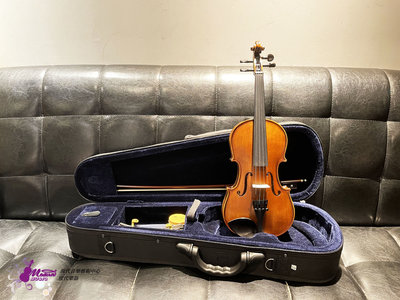 【現代樂器】ISVA-I250 Viola 練習手工中提琴 聲音宏亮 實木製作 全烏木配件 DOLCE防鏽琴弦