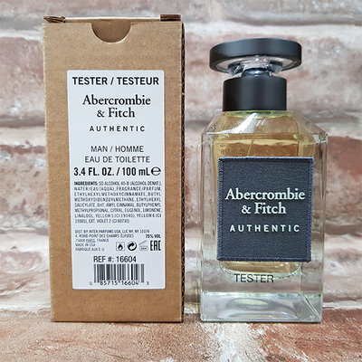 【妮蔻美妝】Abercrombie & Fitch Authentic A&F 真我 男香 TESTER 100ML