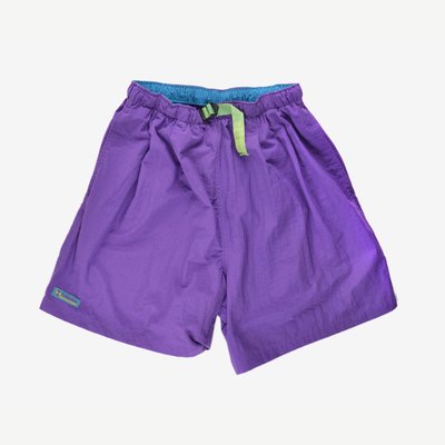 已售出Columbia water Shorts 紫 W32~34 伸縮 膝上 尼龍 撞色 調整式腰帶 短褲 慢跑 游泳