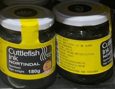 3/15前 西班牙 Cuttlefish ink 墨魚汁180g 到期日2027/1/9頁面是單價