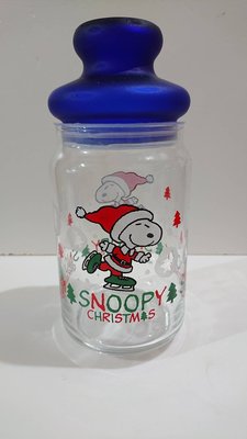 全新snoopy 史努比耶誔造型置物罐/密封罐/玻璃保鮮罐