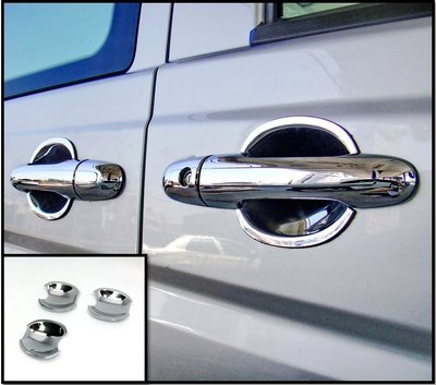 圓夢工廠 Benz 賓士 VITO VIANO W639 2003~2014 改裝 鍍鉻銀 車門把手防刮門碗內襯 三門