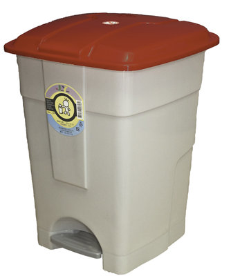 ◎超級批發◎展瑩 616-001658 高登垃圾桶 腳踏式垃圾桶 掀蓋式環保桶 資源回收桶 收納桶 厚重 20L 附蓋