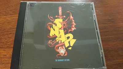 SNAP THE MADMAN'S RETURN 經典電音團體錄音專輯1992年加國版無ifpi極罕見盤