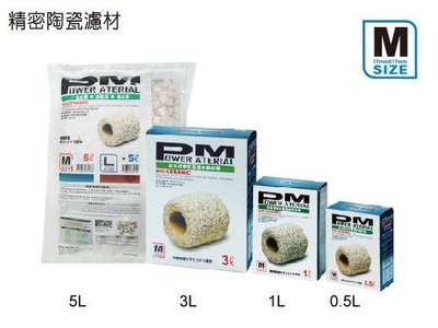 欣欣水族~AG6-Power Material PM陶瓷環 (M尺寸) 1L