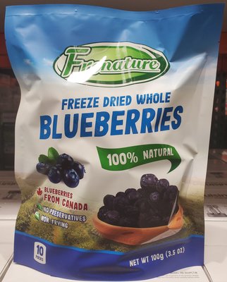 【小如的店】COSTCO好市多代購~FRENATURE 富紐翠 藍莓凍乾/藍莓乾(每袋10包/共100g) 132553