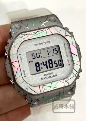 【威哥本舖】Casio台灣原廠公司貨 G-Shock GM-S5640GEM-7 限量40週年冒險者之石 礦石設計電子錶